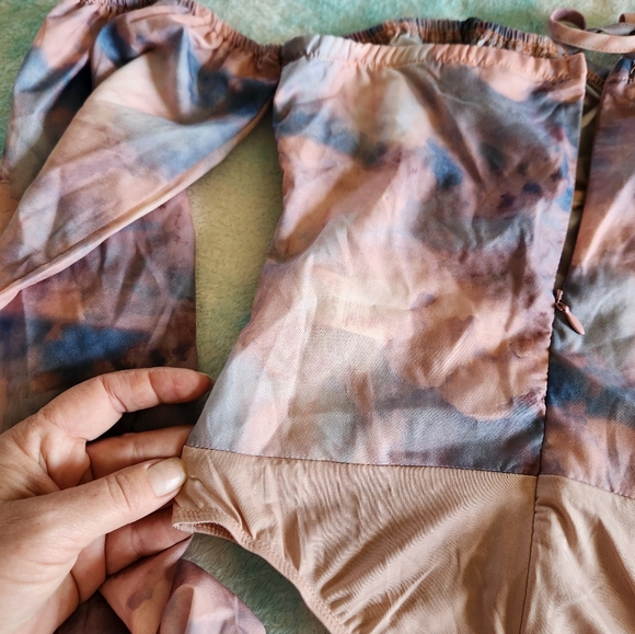 NWT Corset-top Balletcore PrettyLittleThing  Off shoulder Bodysuit Sz 2 - Picture 5 of 13